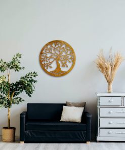 Štvorcová fotografia strom života orech svetlý