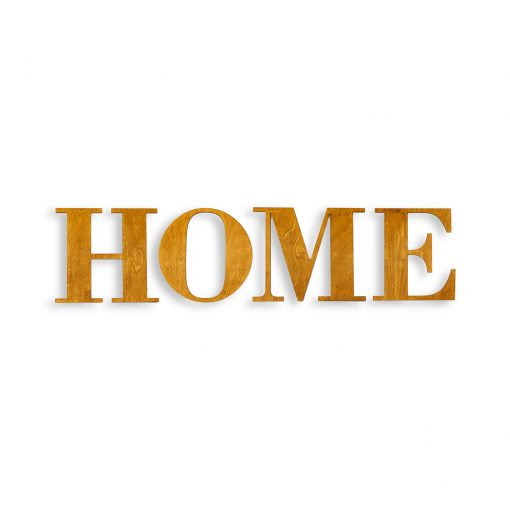 Nápis HOME do interiéru – pínia
