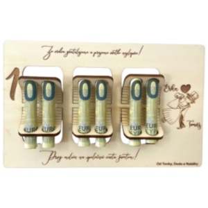 Hľadáte originálny a elegantný spôsob, ako darovať finančný dar na špeciálnu príležitosť? Tieto personalizované drevené obálky na peniaze sú ideálnym cool riešením! Nadčasový dizajn, precízne handmade spracovanie a prírodný materiál robia z týchto drevených obálok nielen praktický, ale aj estetický darček.