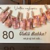 Chcete svojej blízkej osobe dokázať, že jeho vek nie je vôbec vysoký? :) Oslávte výnimočné narodeniny s touto krásne vyrobenou drevenou tabuľkou v štýle.