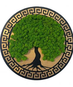 Strom života - luxury GOLD je ideálnou voľbou. Tento obraz, ktorý spája stabilizovaný mach a zlaté detaily, nielenže vnesie do vášho domova moderný vzhľad, ale zároveň vytvorí harmonickú a upokojujúcu atmosféru. Vďaka jeho bezúdržbovej povahe si môžete užívať krásu prírody bez akýchkoľvek starostí.