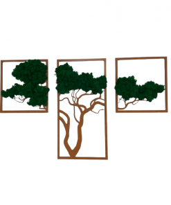 Machový obraz je ideálnym darčekom pre milovníkov prírody, originálneho dizajnu a udržateľných riešení. Doplňte svoj priestor o dotyk lesa – bez nutnosti sa oň starať.