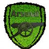 Machové logo Arsenal prináša do priestoru nielen vizuálnu originalitu, ale aj klubového ducha, výnimočnú atmosféru a prirodzenú energiu, ktorá nikdy nevybledne.