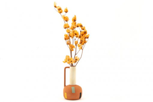 Sušené kvety Bougainvillea Branch - oranžová