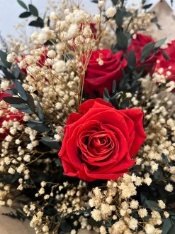 Stabilizovaná kytica ruží