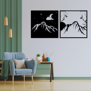 Obraz Tajomstvo hôr noc – deň neprináša iba dekoráciu na stenu, pretože v sebe nesie aj silu kontrastu a krásu prírodného cyklu. Keď si ho zavesíš do interiéru, okamžite obohatíš priestor o atmosféru, ktorá spája pokoj noci so živou energiou dňa.