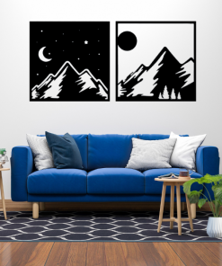 Obraz Horská symfónia – noc a deň neprináša iba vizuálny zážitok, pretože ti prináša aj pocit spojenia s prírodou, energiu hôr a kontrast jej nekonečných podôb. Keď si ho zavesíš na stenu, okamžite naplní miestnosť atmosférou pokoja i dynamiky zároveň. Pohľad na nočnú oblohu posiatu hviezdami ťa vtiahne do ticha a pokoja, zatiaľ čo denná scenéria so žiarivým slnkom ti dodá energiu a optimizmus.