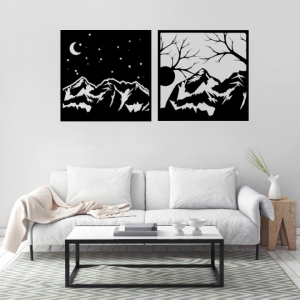 Obrazy moc hôr – noc a deň neprinášajú len vizuálny zážitok, ale aj pocit spojenia s prírodou, dynamiku dramatických scenérií a harmóniu kontrastov svetla a tmy.