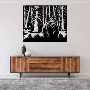 Obraz Medvede v lese neprináša iba vizuálny zážitok, ale aj pocit spojenia s divokou prírodou a jej majestátnosťou. Keď si ho zavesíš na stenu, dodáš priestoru autentickú energiu lesa, hlboký pokoj a zároveň napätie a dynamiku, ktoré prináša divočina.