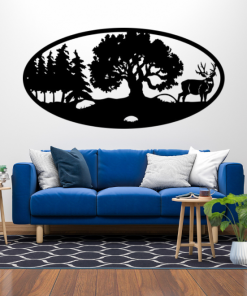 Obraz jeleňa na lúke spája krásu prírody, pokoj a eleganciu, pričom dodáva priestoru hĺbku a charakter. Hneď po zavesení sa stane stredobodom pozornosti a zároveň harmonickým doplnkom, ktorý vniesie do interiéru rovnováhu a inšpiratívnu atmosféru.