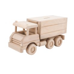 Truck – pokladnička spája hravosť, funkčnosť a estetiku, čím sa stáva nielen dekoráciou, ale aj vzácnou spomienkou a originálnym darčekom, ktorý poteší malých aj veľkých a vnesie do priestoru radosť a kreatívnu energiu.