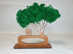 Táto dekorácia nepredstavuje len doplnok do domácnosti, ale umelecké dielo, ktoré spája prírodu, symboliku a moderný dizajn. Keď si ho postavíte na stôl, získate každý deň pohľad na kúsok prírody, ktorý nikdy nestratí svoju krásu.