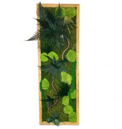 Machový obraz s rastlinami 3D ti prináša nielen estetický zážitok, ale zároveň aj spojenie s prírodou, ktoré zostáva živé, svieže a inšpirujúce každý deň.