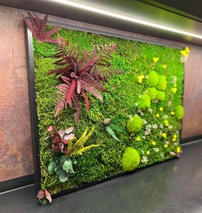 Machový obraz – Paradise ti prináša nielen estetický zážitok, ale zároveň aj každodenné spojenie s prírodou, ktoré zostáva svieže, pokojné a inšpirujúce.