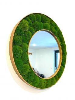 Okrúhle machové zrkadlo - side