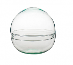 Sklenené terárium - ball DIY